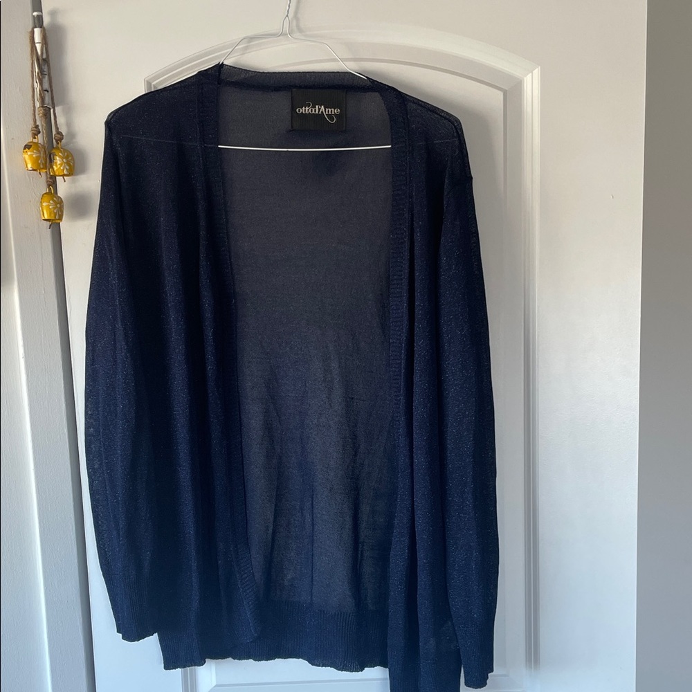 Ottod’Ame  Women's Navy Cardigan